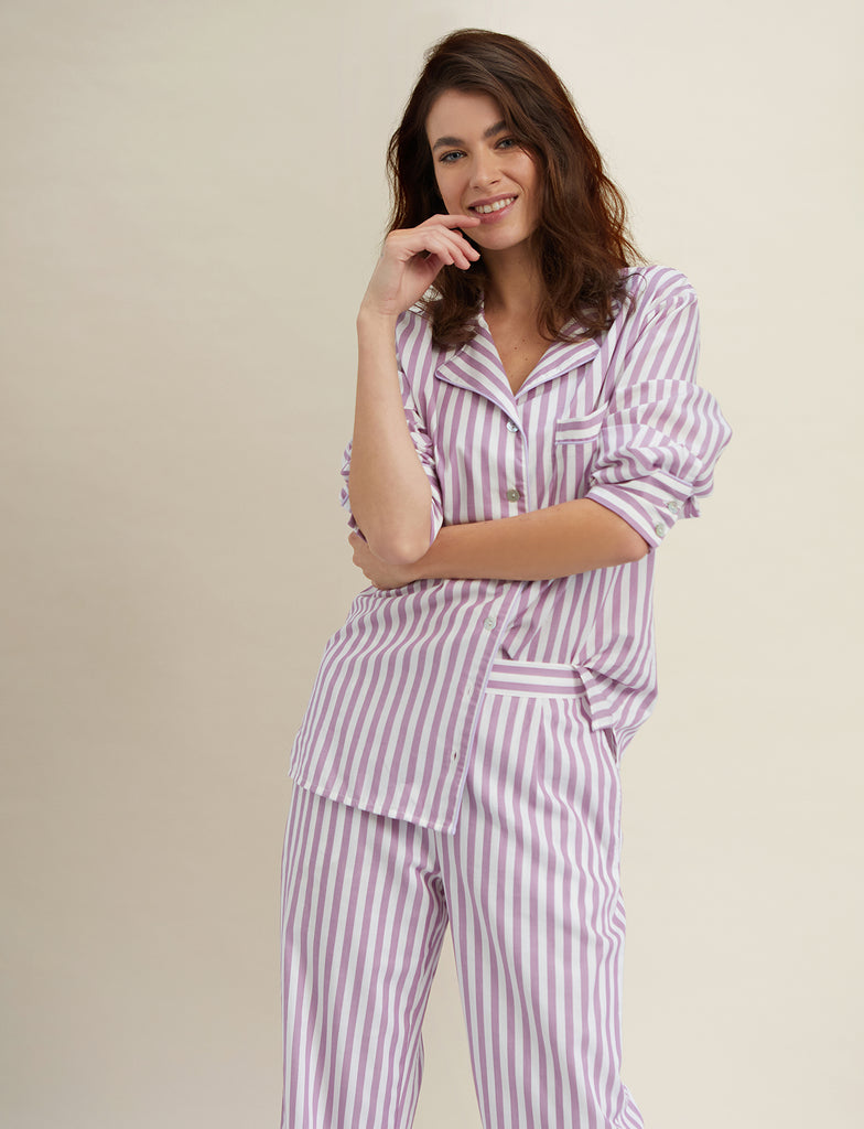 La Cirque Lilac Stripe Pyjama